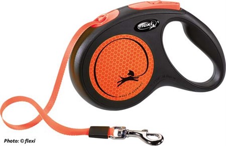 flexi New NEON, band, M: 5 m, neonorange