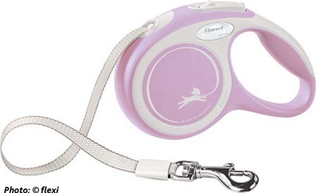 flexi New Comfort, band, XS: 3 m, rosa