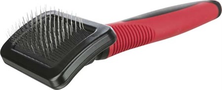 Karda mjuk, plast/metallborst 7 × 16 cm