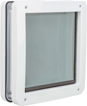 Hundlucka 2-väg XS-S, 25x29 cm Vit