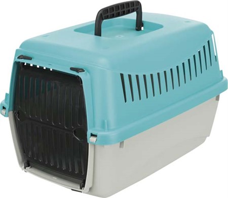 Transportbur Capri XXS, 26 × h25 × 39 cm, antracit/grön