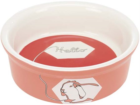 Skål, kanin, keramik, 240 ml/ø 11 cm