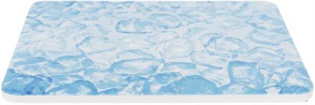 Kylplatta, hamster, keramik, 20 × 15 cm, blå