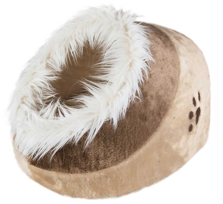 Minou igloo, 35 x h26 x 41 cm, brun/beige