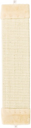 Klösbräda, 15 x 56 cm, sisal/plysch, beige