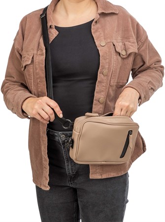 Väska för promenader Citystyle, 23 × 16 × 5 cm, cappuccino