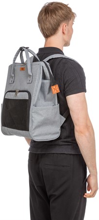 Ryggsäck Ava, 32 × 42 × 20 cm, grå